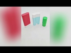Geavanceerde kwaliteit 15g plastic deodorant stick container met bodemvulling Ondersteuning voor maatwerk
