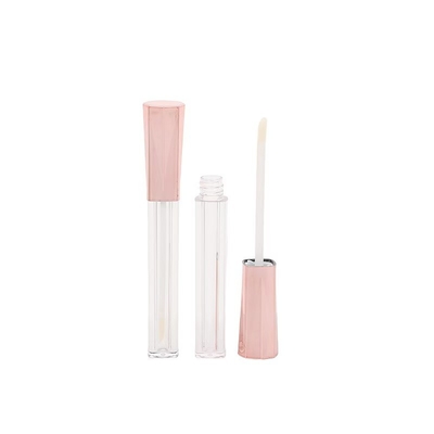 Octogonale Diamanten Metalen Aluminium Cover Plastic Lip Glaze Tube