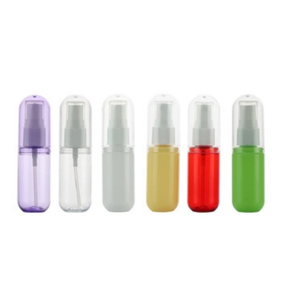 Speciale ovale ontwerp 30 ml plastic PP fles voor vloeibare producten in cosmetische verpakkingen