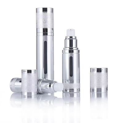Op maat gemaakte luchtloze pompfles 15 ml 30 ml 50 ml Plastic Aluminium