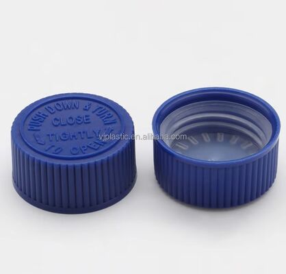 20 mm 24 mm 28 mm Zwart geribd glad plastic schroefkap Inductie afdichting pak voor cosmetische flessen