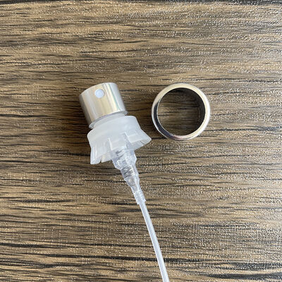 15 mm halsgrootte aluminium-plastiek fijne mist sproeier met lekkagebestendige krimp afdichting voor parfum