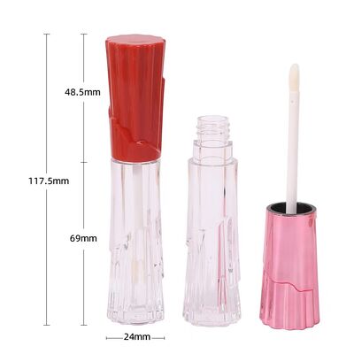 Groothandel 6 ml kunststof lipgloss buis - lekvrije lege cosmetische container voor lipmake-up
