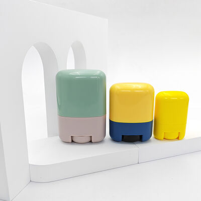 Navulbare Deodorant Container met 15/35/50/75g Capaciteit in Aangepaste Kleur en PP Plastic Materiaal