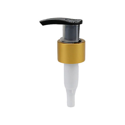 24/410 28/410 Aluminium-goud cosmetische pomp Plastic emulsie dispenser voor handwasfles Hervulbare lotion pomp voor lichaamswas