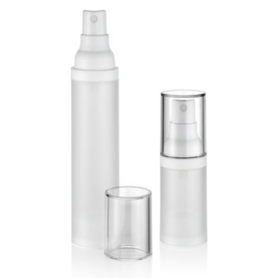 Hoogwaardige 50 ml transparante luchtloze fles voor crème vloeistof voor persoonlijke verzorging
