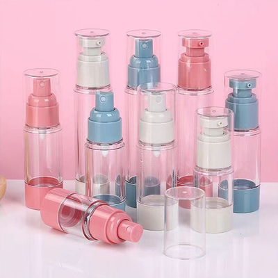 50 ml luchtloze fles met verschillende pompen voor huidverzorging