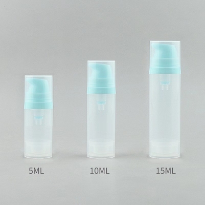 Moderne 10 ml recyclebare plastic luchtloze pompfles voor huidverzorging