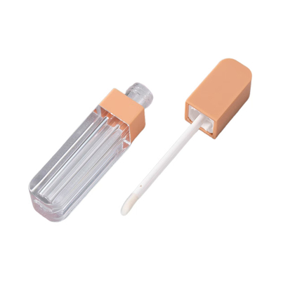 4 ml plastic lipglazuur buis met vierkant hoofd is gemakkelijk te dragen