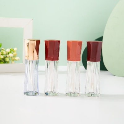 Verschillende kleuren Achterachtig Draagbaar Plastic Lip Glaze Tube Ronde vorm in Aluminium / Plastic materiaal