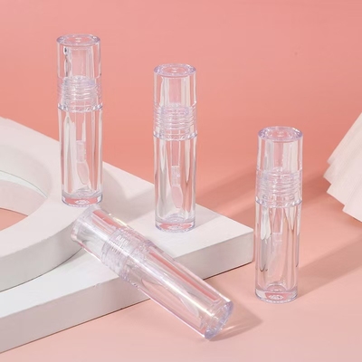 Doorzichtige siliconen borstelkop Plastic Lip Glaze Tube 4.5 ml