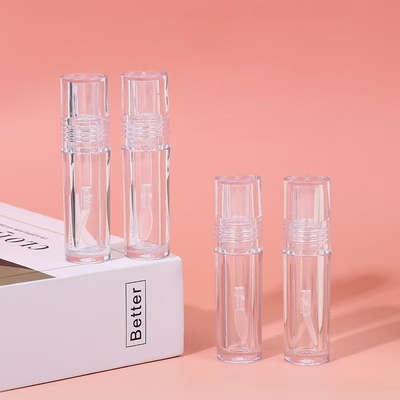 Doorzichtige siliconen borstelkop Plastic Lip Glaze Tube 4.5 ml