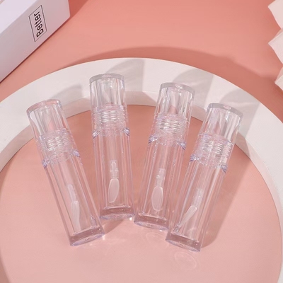 Doorzichtige siliconen borstelkop Plastic Lip Glaze Tube 4.5 ml