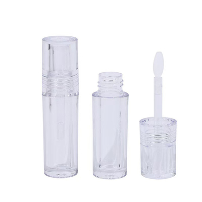 Doorzichtige siliconen borstelkop Plastic Lip Glaze Tube 4.5 ml
