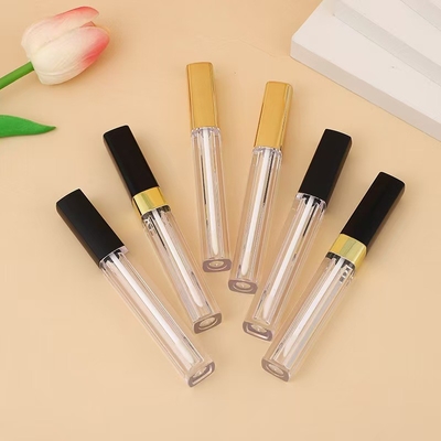 Slank vierkant lip glazuur buis aangepaste kleur voor onberispelijke cosmetica contouren