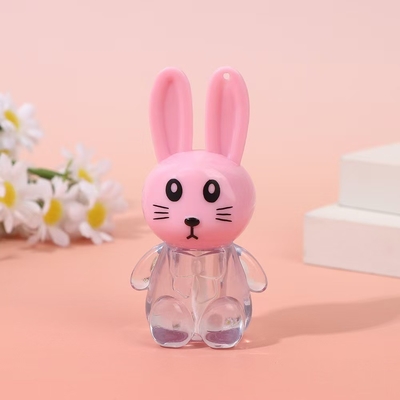 Draagbare Bunny Lip Glaze Tube met Borstel Aanpasbare kleur en gemakkelijk te dragen