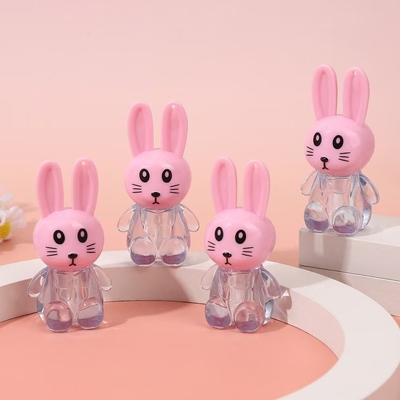 Draagbare Bunny Lip Glaze Tube met Borstel Aanpasbare kleur en gemakkelijk te dragen