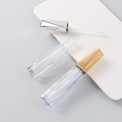 4.5ml Custom Color Lip Glaze Tube met Flocked Wand Applicator Onregelmatige vorm