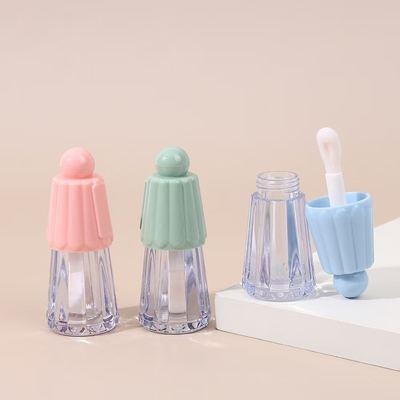 Cosmetische Lipgloss 4.5 ml Plastic Tube met paraplu in verschillende kleuren