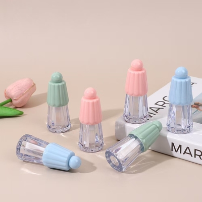 Cosmetische Lipgloss 4.5 ml Plastic Tube met paraplu in verschillende kleuren