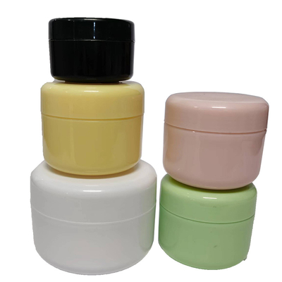 Verschillende kleuren 50g Plastic Cream Jar voor huidverzorging en persoonlijke verzorging