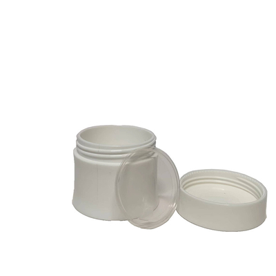 Ovale plastic crème pot 50g met binnenwand voor huidverzorging cosmetica
