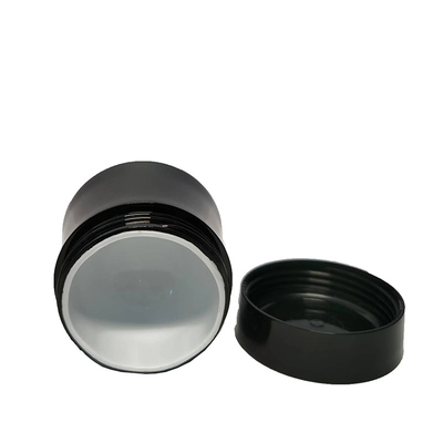 Ovale plastic crème pot 50g met binnenwand voor huidverzorging cosmetica