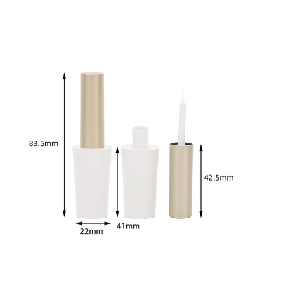 Cosmetica Essentiële ondoorzichtige lip glazuur buis met handige borstel applicator