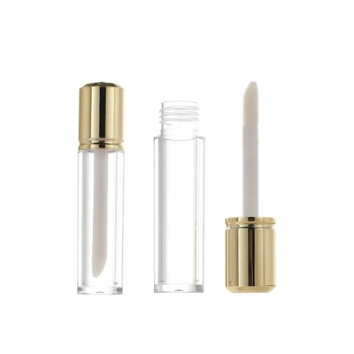 Ronde korte cover 6 ml lip glazuur buis kan worden aangepast met logo