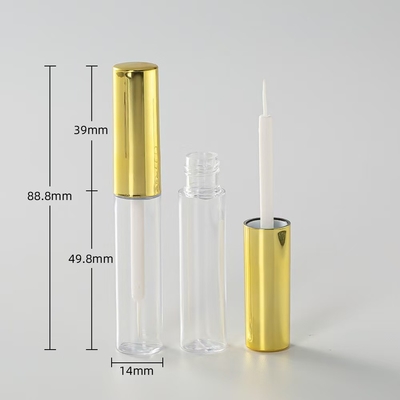 Aluminium kopdop PETG fles voor lip glazuur buis reparatie vloeistof kan worden aangepast met logo