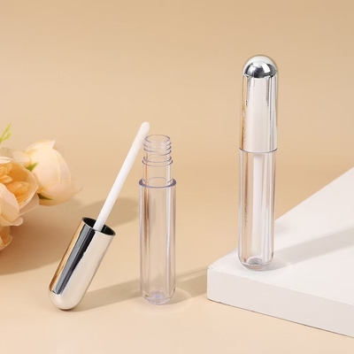Hydraterende zilveren aluminium hoofdkap Plastic Lip Glaze Tube Technology Sense