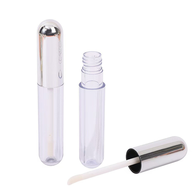 Hydraterende zilveren aluminium hoofdkap Plastic Lip Glaze Tube Technology Sense