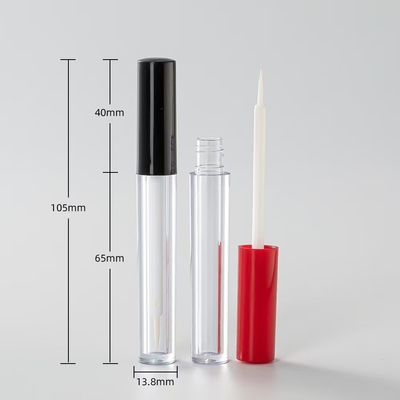 Cylindrische slim lip glazuur buis voor reparatie vloeistof en andere cosmetica