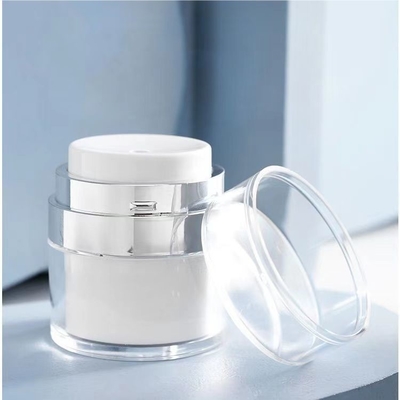 Topverkopende 50 ml plastic luchtloze crème pot gebruikt voor persoonlijke verzorging
