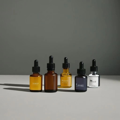 Op maat gemaakte lege 10ML 30ML 50ML 100ML 500ML essentiële glazen fles
