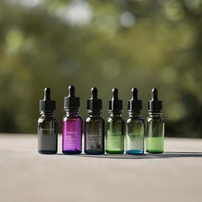 Op maat gemaakte lege 10ML 30ML 50ML 100ML 500ML essentiële glazen fles
