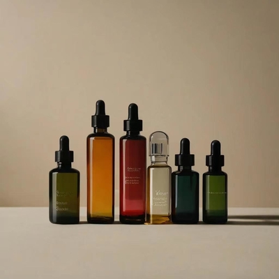 Leeg verpakken Essentiële olie fles met dropper Aanvaard maatkleur en logo drukken