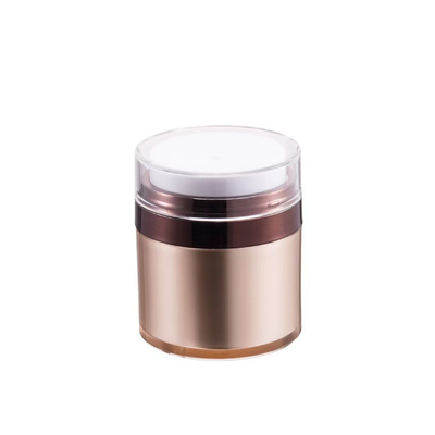 50G Hervulbare Acryl Airless Jar Op maat gemaakte zijdeprinter met vervangende binnenkruik en complete set