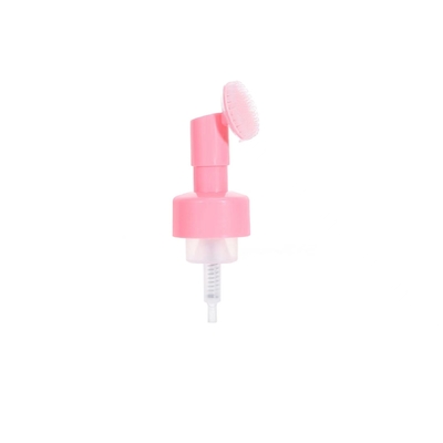42/43 mm Silikon borstel schuimpomp cosmetische dispenser met op maat gemaakte zijdeprinter en plastic materiaal
