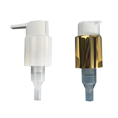 Aluminium kraag 28 / 410 lange lengte crème dispenser pomp voor cosmetische