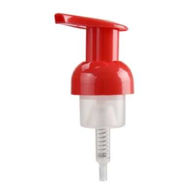Zwarte schuimpomp dispenser voor gezichtsreinigingsmiddelen en cosmetische flessen