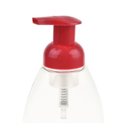 Zwarte schuimpomp dispenser voor gezichtsreinigingsmiddelen en cosmetische flessen