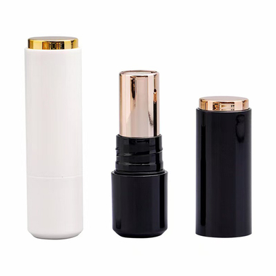 Gepersonaliseerde kleuren geaccepteerd lege lippenstiftbuis 3,5 g met zegelring plastic materiaal