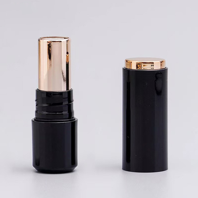 Gepersonaliseerde kleuren geaccepteerd lege lippenstiftbuis 3,5 g met zegelring plastic materiaal