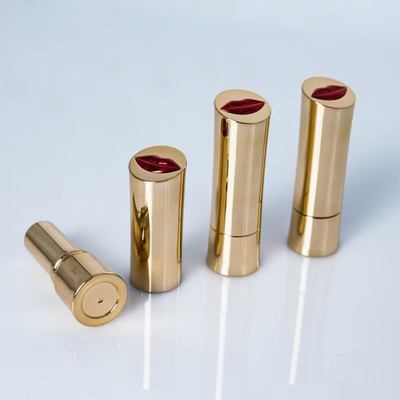 Goud Uiterlijk 3,5 g Plastic Lipstick Balsem Tube Container Voor Cosmetica