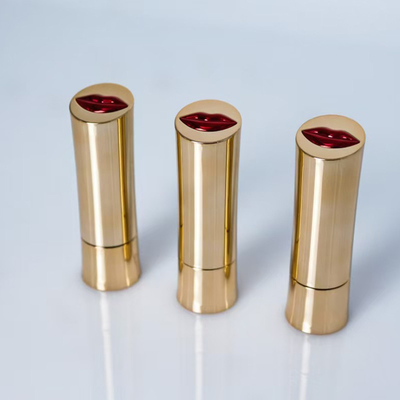 Goud Uiterlijk 3,5 g Plastic Lipstick Balsem Tube Container Voor Cosmetica