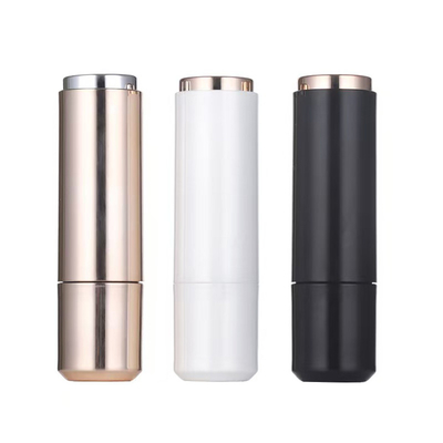Ronde plastic lippenstiftbuis 3.5g voor cosmetisch elektroplatering ontwerp in elke kleur