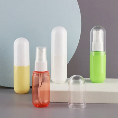 Speciale ovale ontwerp 30 ml plastic PP fles voor vloeibare producten in cosmetische verpakkingen