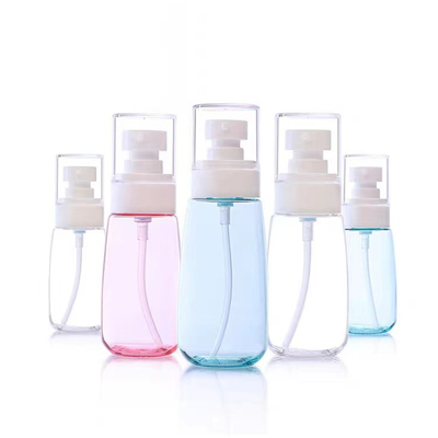 60 ml PET-tonige plastic fles die wordt gebruikt voor shampoo- en huidverzorgingsproducten