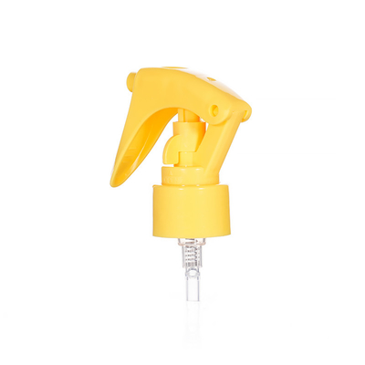 Gele kleur 24 / 410 Plastic Mini Trigger Sprayer Met Plectrum Design
